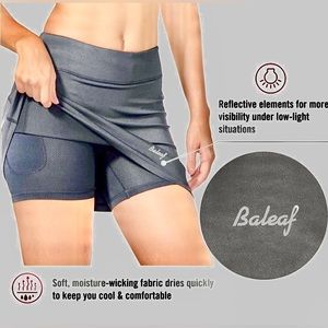 M BALEAF  Women’s Tenis Skirt Golf skirt Athletic Stretchy Skirt with shorts M